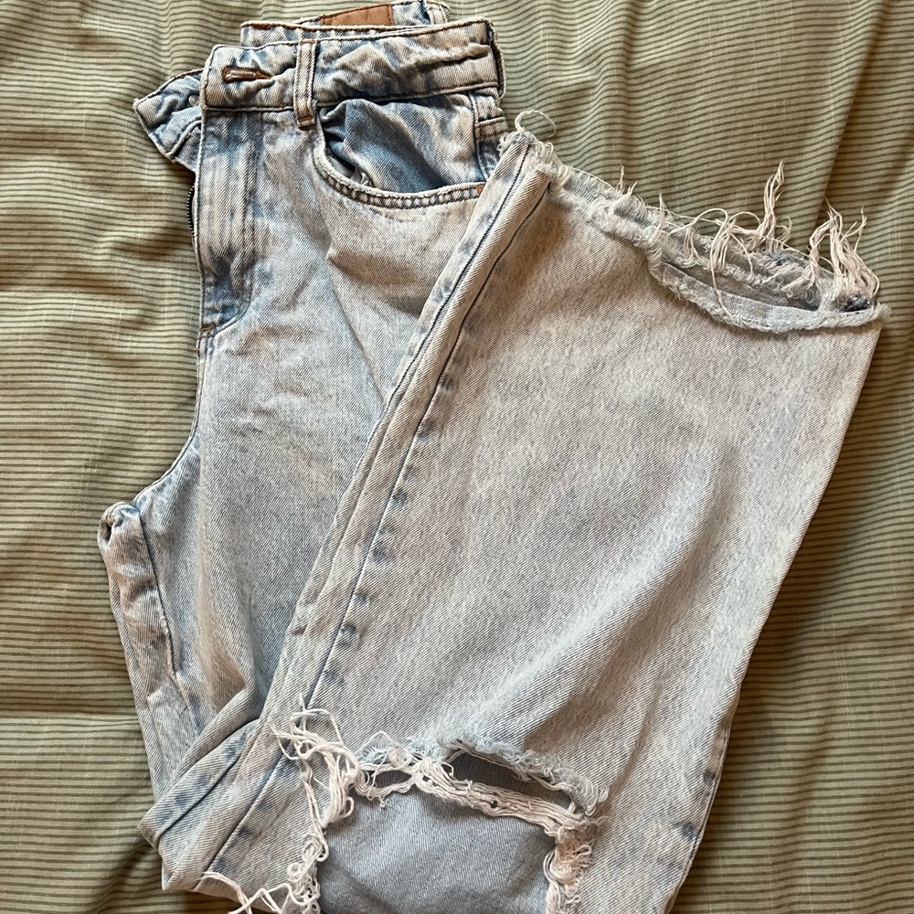zara wide leg jeans